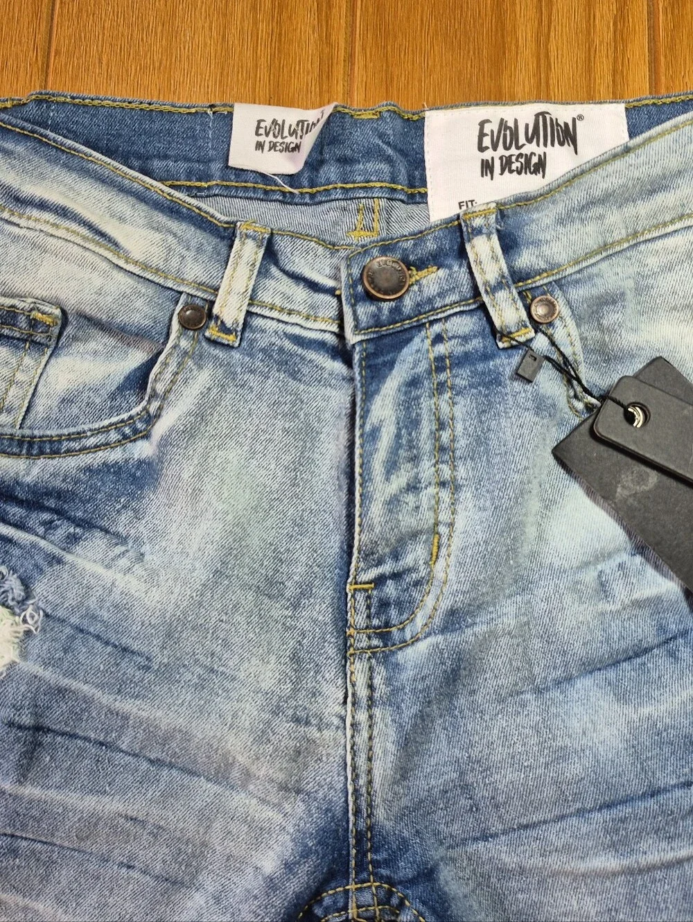 Evolution In Design Light Wash Denim Shorts - Big Kids Size 20
